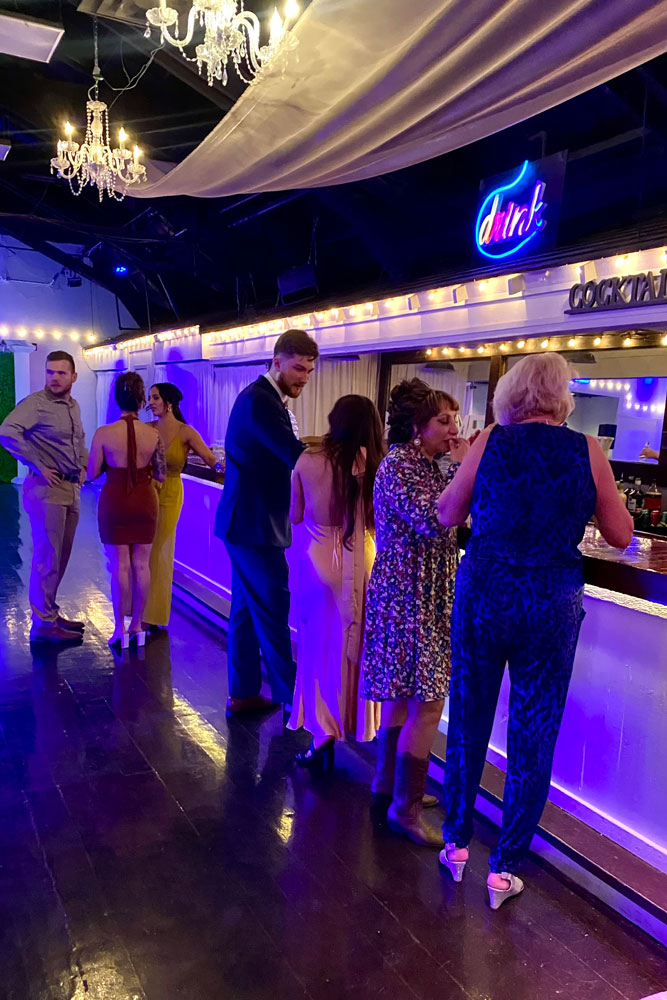 Beautiful bar designed for corporate events, fundraisers, and formal celebrations