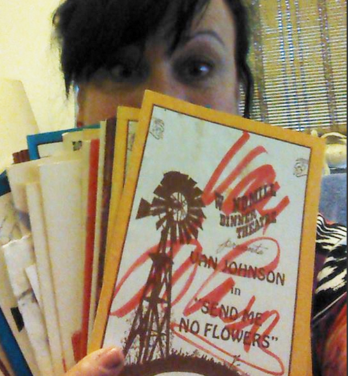 A handfull of tickets for the windmill dinner theater.